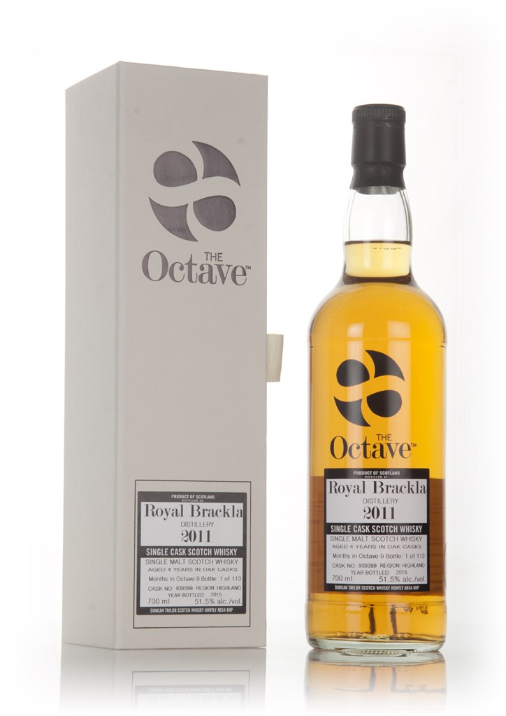 Royal Brackla 4 Year Old 2011 (cask 939399) - The Octave (Duncan Taylor) 70cl