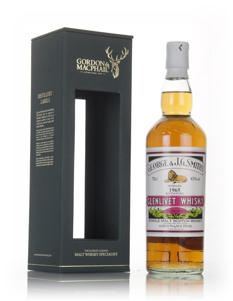 Smith's Glenlivet 1965 (bottled 2012) - Gordon & MacPhail 70cl