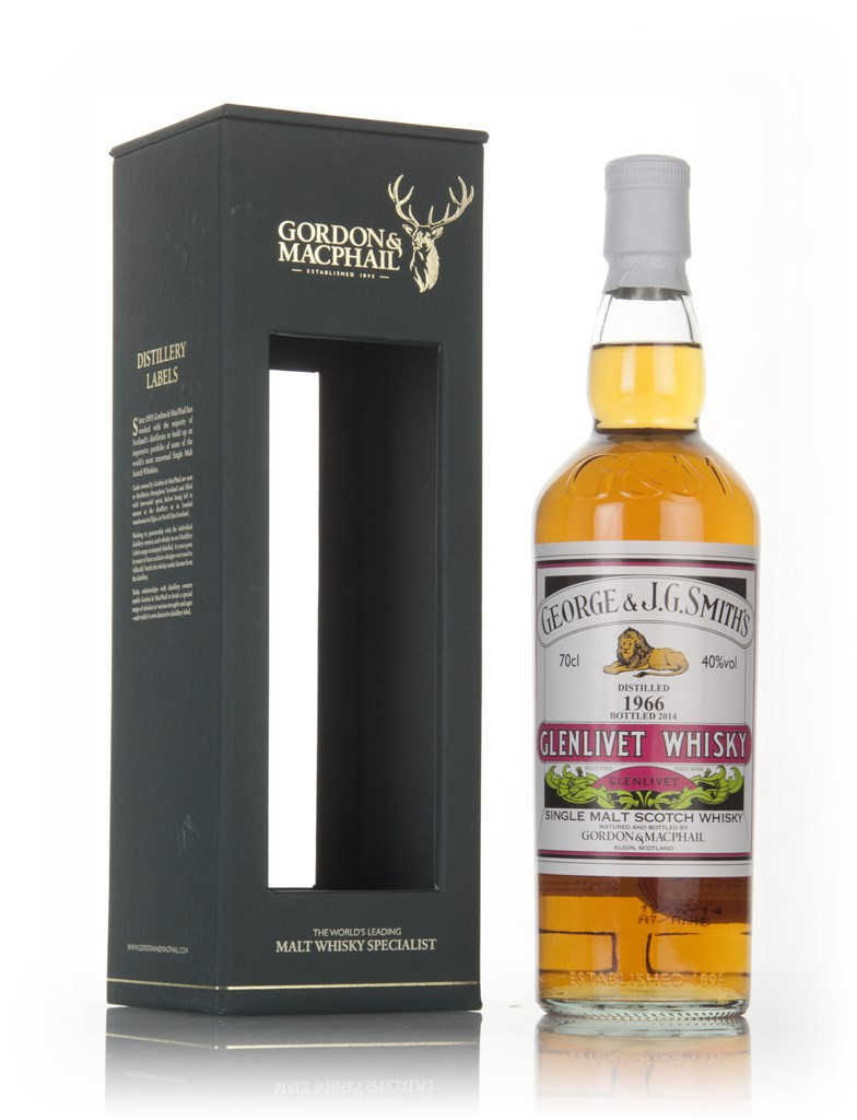 Smith's Glenlivet 1966 (bottled 2014) - Gordon & MacPhail 70cl