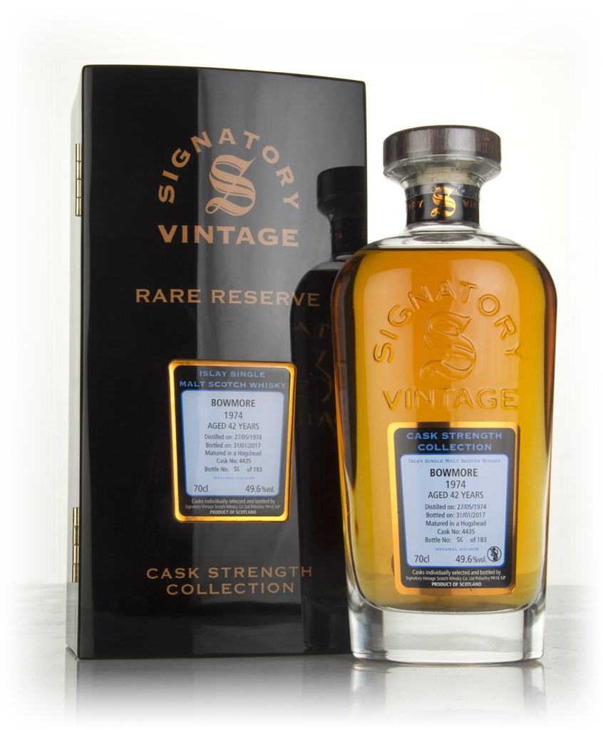 Bowmore 42 Year Old 1974 (cask 4435) - Cask Strength Collection Rare Reserve (Signatory) 70cl