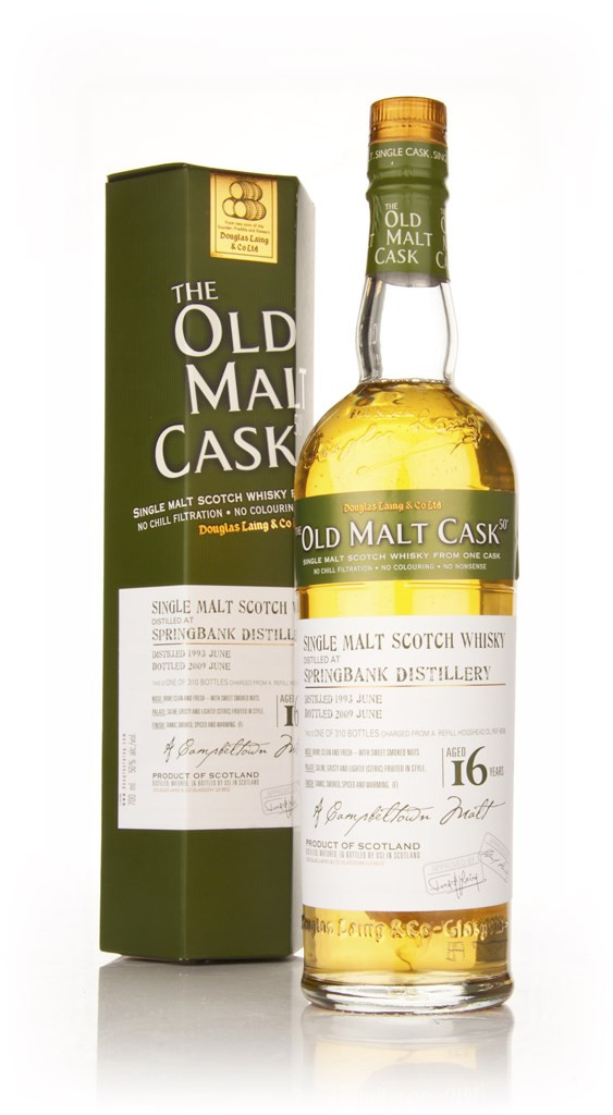 Springbank 16 Year Old 1993 - Old Malt Cask (Douglas Laing) 70cl