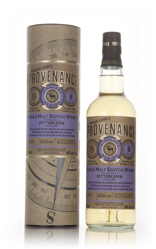 Fettercairn 8 Year Old 2008 (cask 11512) - Provenance (Douglas Laing)
