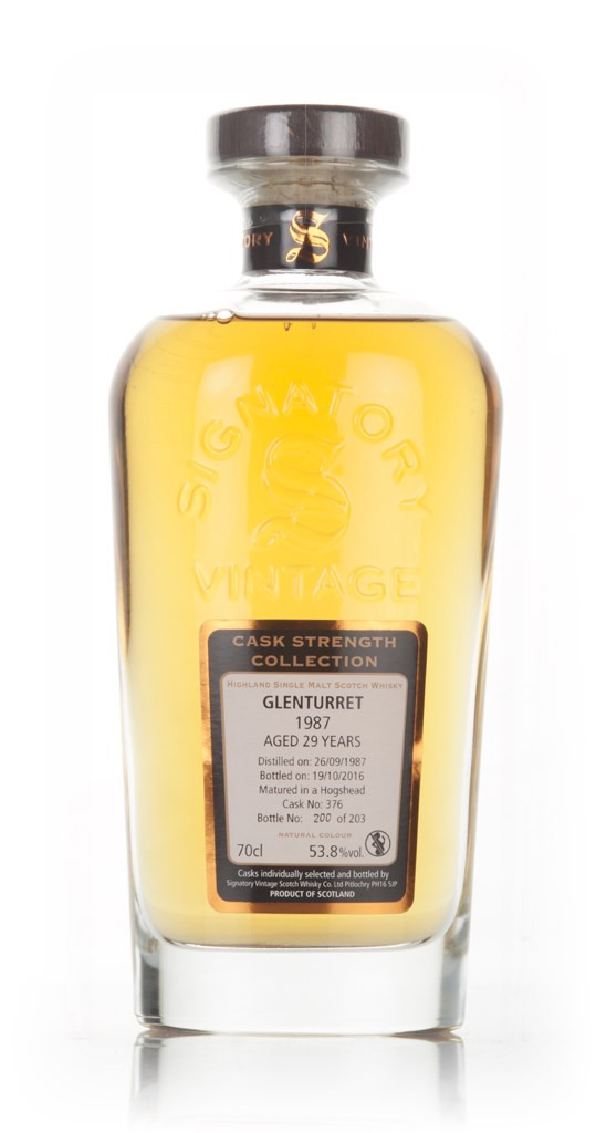 Glenturret 29 Year Old 1987 (cask 376) - Cask Strength Collection (Signatory) 70cl