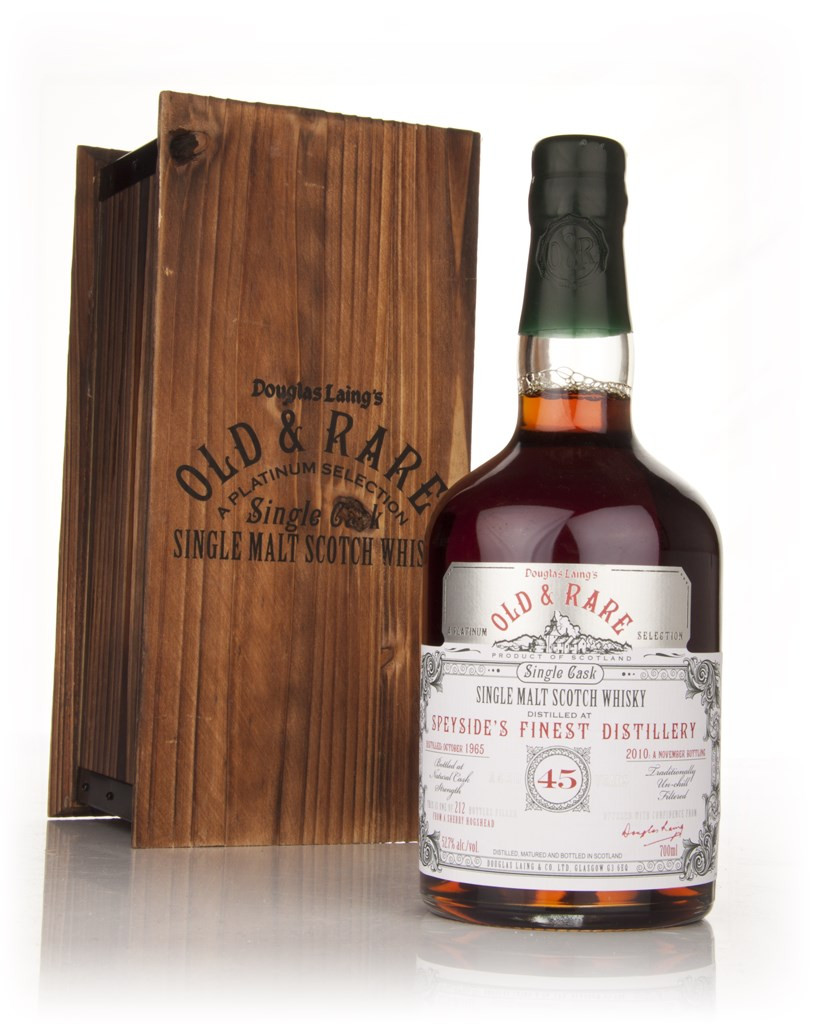 Probably Speyside's Finest 45 Year Old 1965 - Old and Rare Platinum 70cl