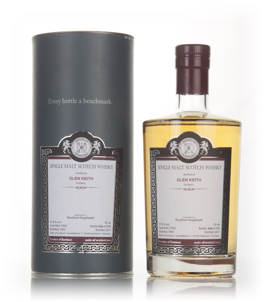 Glen Keith 1995 (bottled 2017) (cask 17001) - Malts of Scotland 70cl