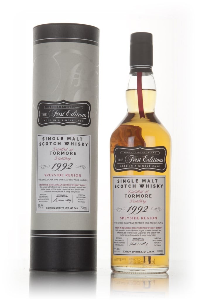 Tormore 25 Year Old 1992 (cask 13311) - The First Editions (Hunter Laing) 70cl