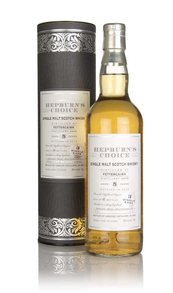 Fettercairn 8 Year Old 2008 - Hepburn's Choice (Langside) 70cl