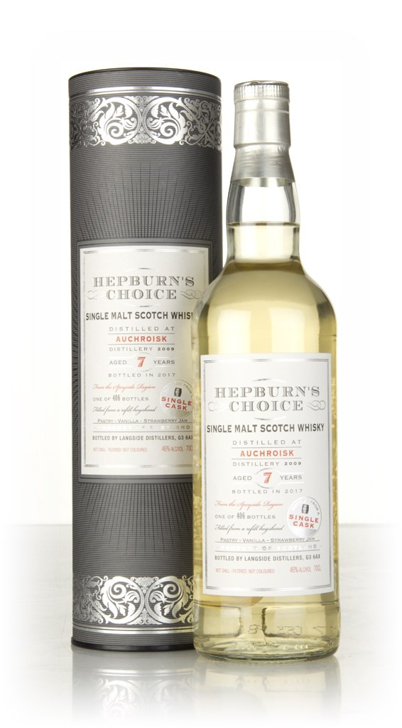 Auchroisk 7 Year Old 2009 - Hepburn's Choice (Langside) 70cl
