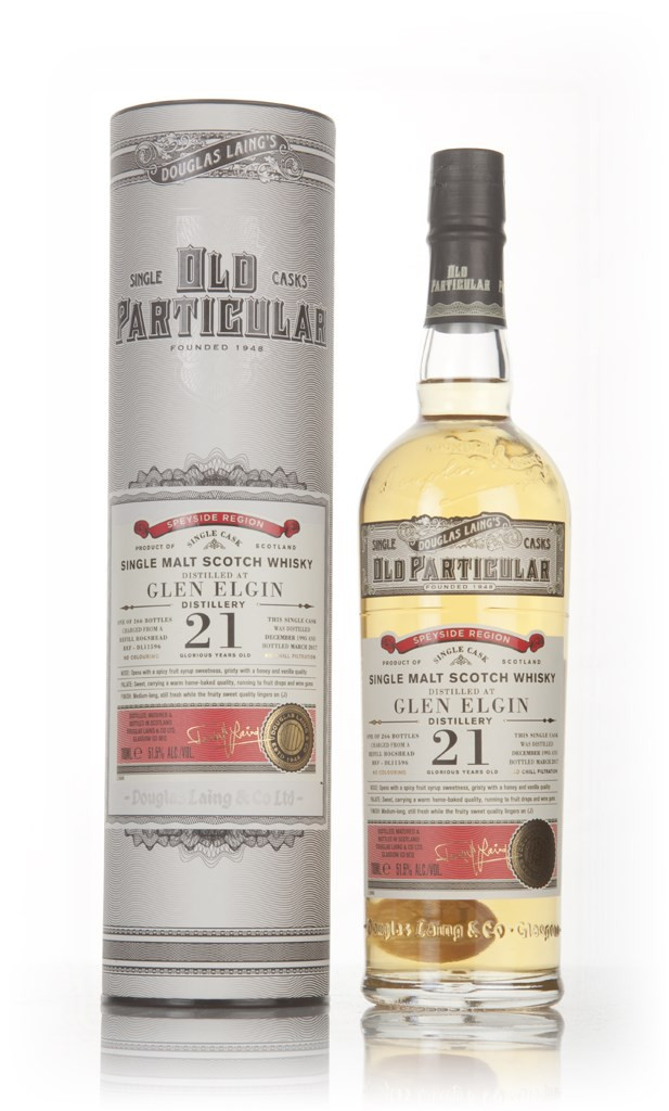 Glen Elgin 21 Year Old 1995 (cask 11596) - Old Particular (Douglas Laing) 70cl