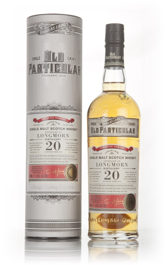 Longmorn 20 Year Old 1996 (cask 11626) - Old Particular (Douglas Laing) 70cl