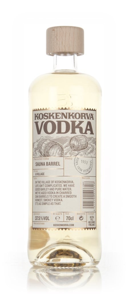 Koskenkorva Vodka - Sauna Barrel 70cl