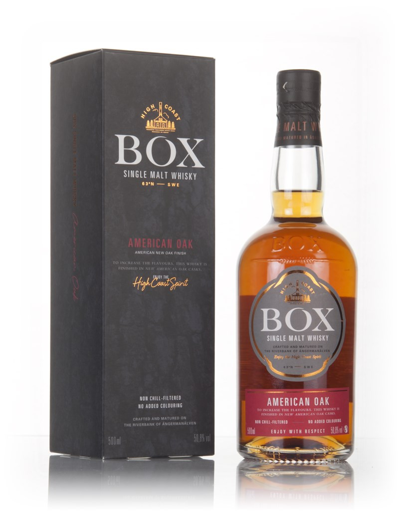 Box Single Malt American Oak 50cl