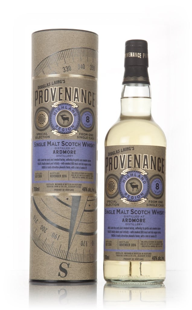 Ardmore 8 Year Old 2008 (cask 11536) - Provenance (Douglas Laing) 70cl
