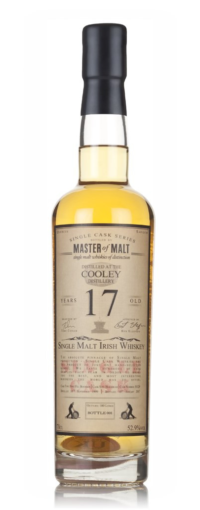 Cooley 17 Year Old 1999 - Single Cask (Master of Malt) 70cl