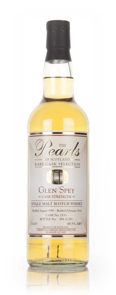 Glen Spey 24 Year Old 1991 (cask 2533) - Pearls of Scotland (Gordon & Company) 70cl