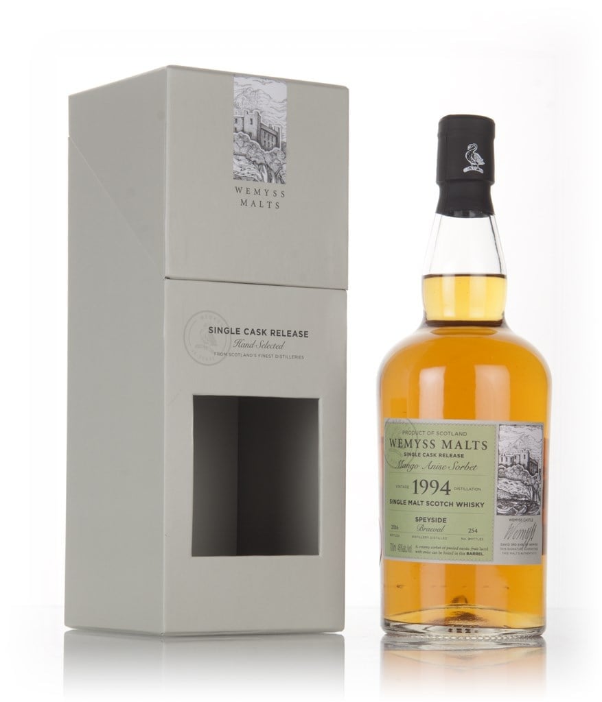 Mango Anise Sorbet 1994 (bottled 2016) - Wemyss Malts (Braeval) 70cl