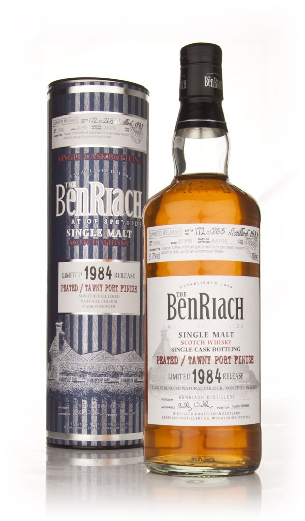 Benriach 25 Year Old 1984 Peated Tawny Port Cask Finish 70cl