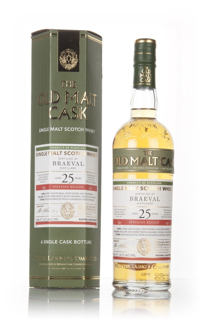 Braeval 25 Year Old 1991 (cask 12815) - Old Malt Cask (Hunter Laing) 70cl
