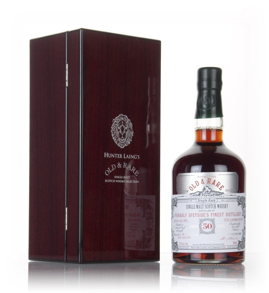 Probably Speyside's Finest Distillery 50 Year Old 1966 - Old & Rare Platinum (Hunter Laing) 70cl