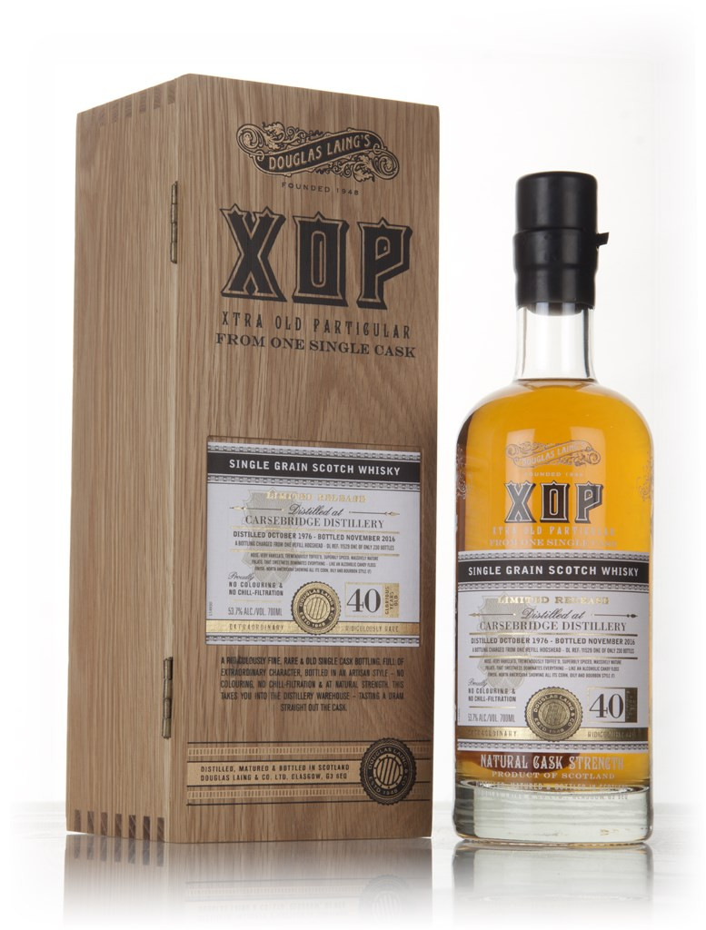 Carsebridge 40 Year Old 1976 (cask 11529) - Xtra Old Particular (Douglas Laing) 70cl