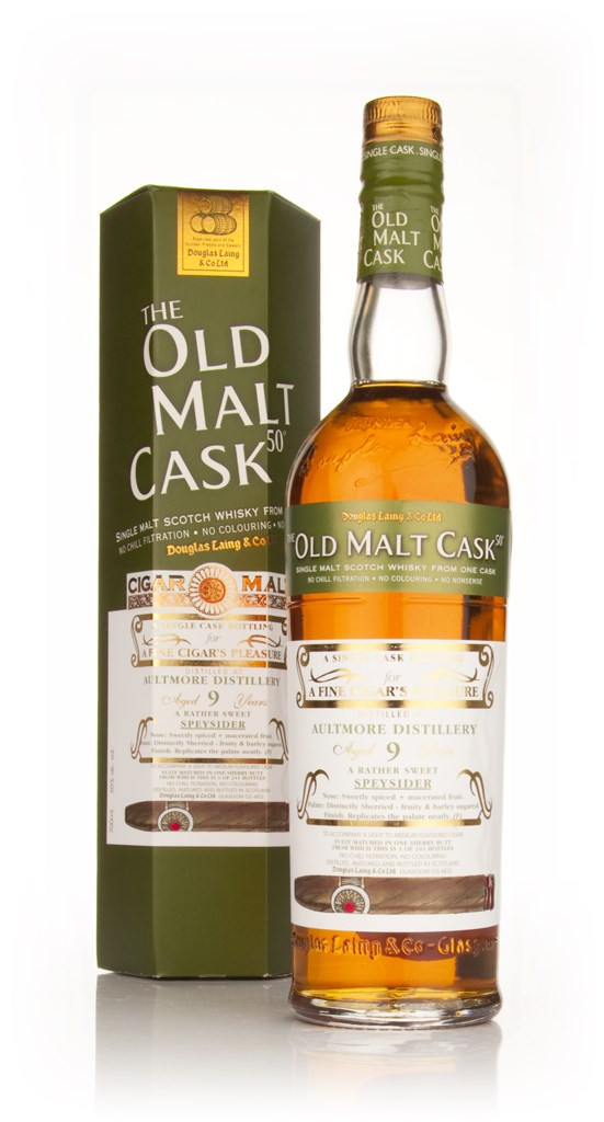 Aultmore 9 Year Old Cigar Malt - Old Malt Cask (Douglas Laing) 70cl