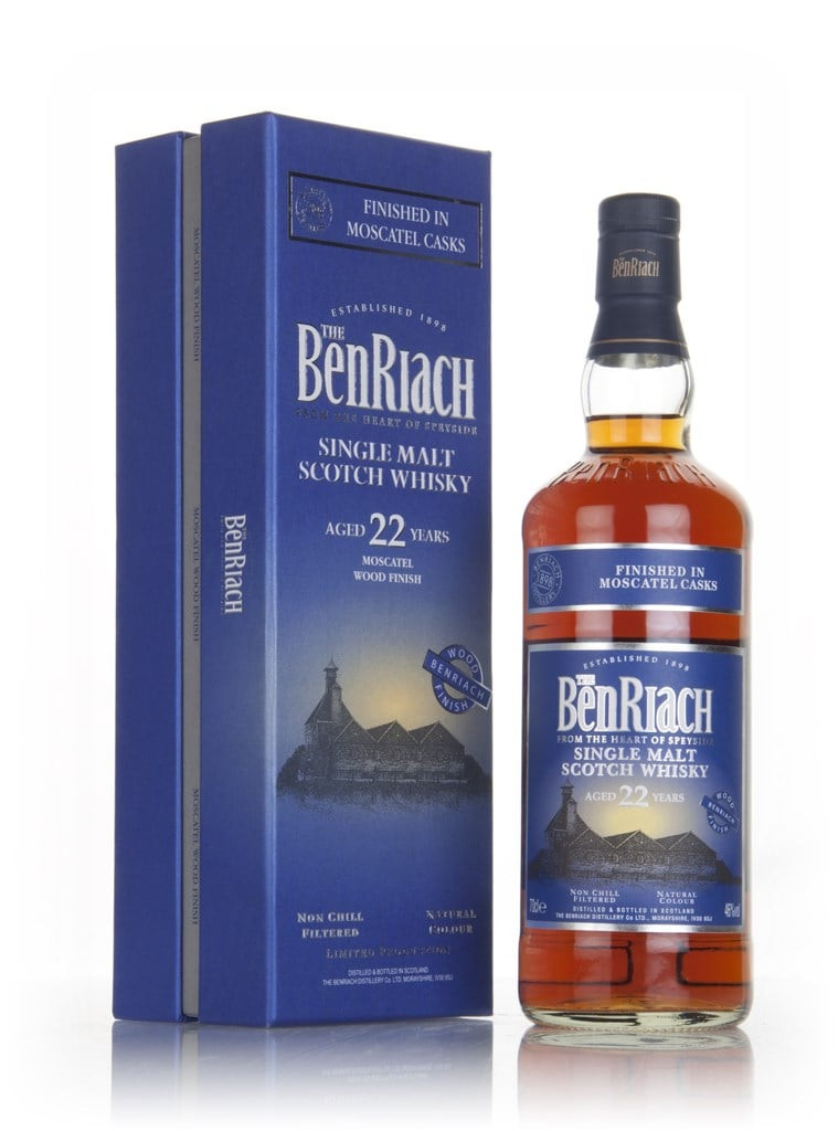 BenRiach 22 Year Old Moscatel Wood Finish 70cl