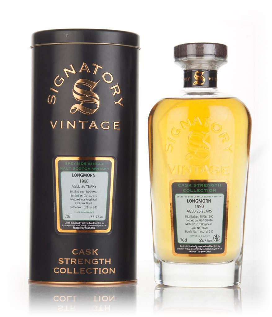 Longmorn 26 Year Old 1990 (cask 8620) - Cask Strength Collection (Signatory) 70cl