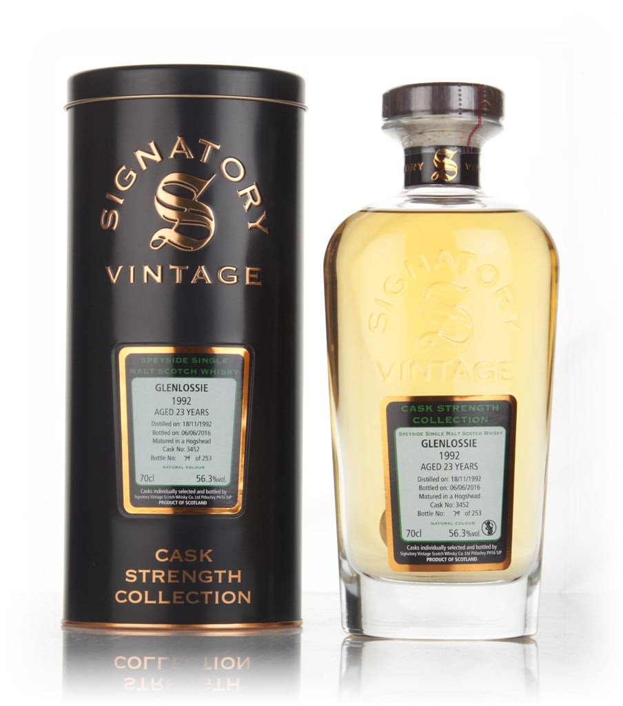 Glenlossie 23 Year Old 1992 (cask 3452) - Cask Strength Collection (Signatory) 70cl
