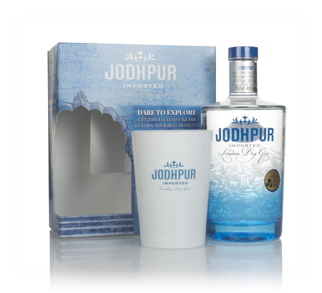 Jodhpur London Dry Gin Gift Pack 70cl