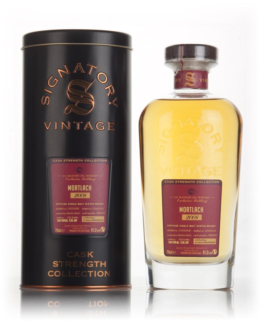 Mortlach 8 Year Old 2008 (cask 800054) - Cask Strength Collection (Signatory) (La Maison du Whisky 60th Anniversary) 70cl
