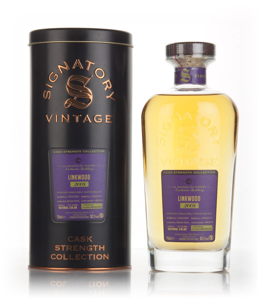 Linkwood 8 Year Old 2008 - Cask Strength Collection (Signatory) (La Maison du Whisky 60th Anniversary) 70cl