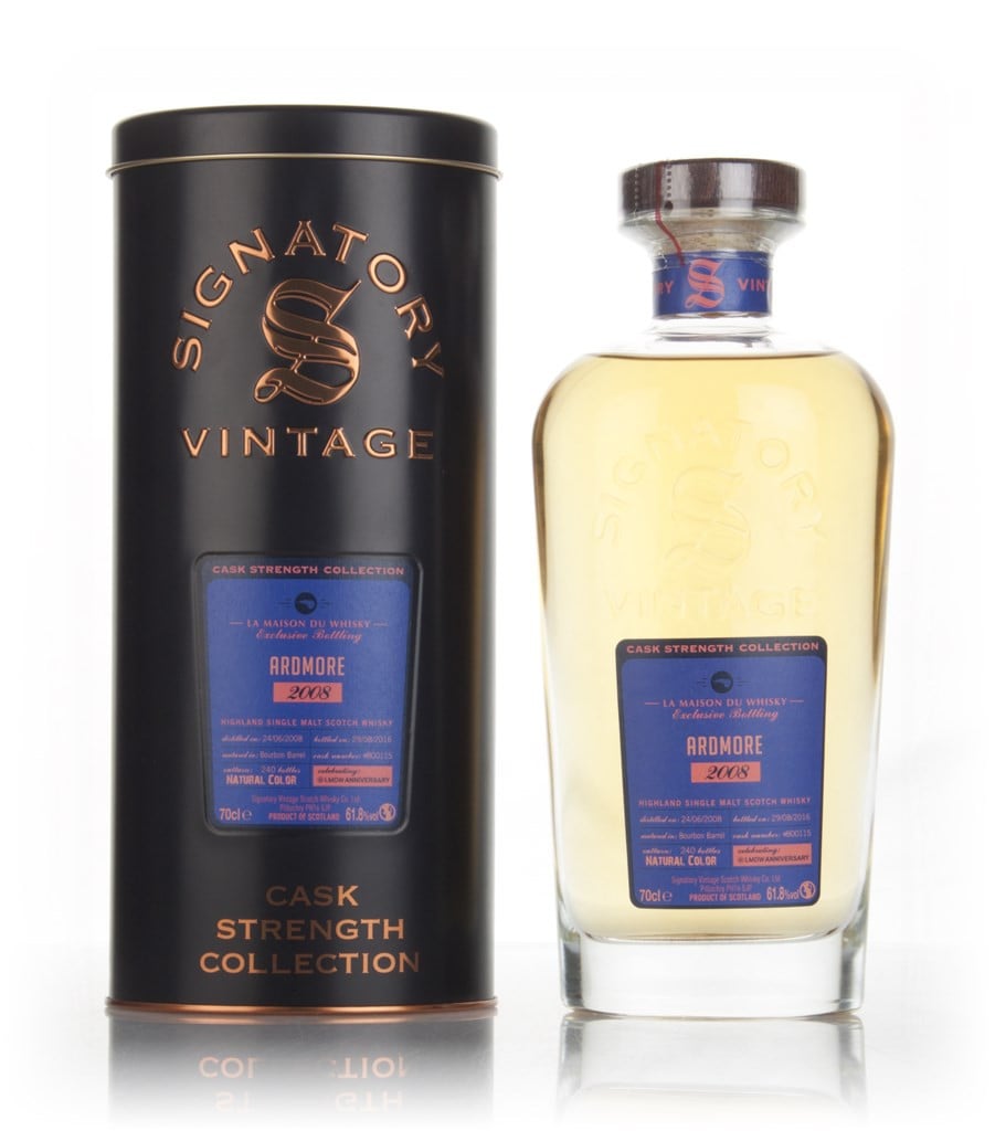 Ardmore 8 Year Old 2008 (cask 800115) - Cask Strength Collection (Signatory) (La Maison du Whisky 60th Anniversary)