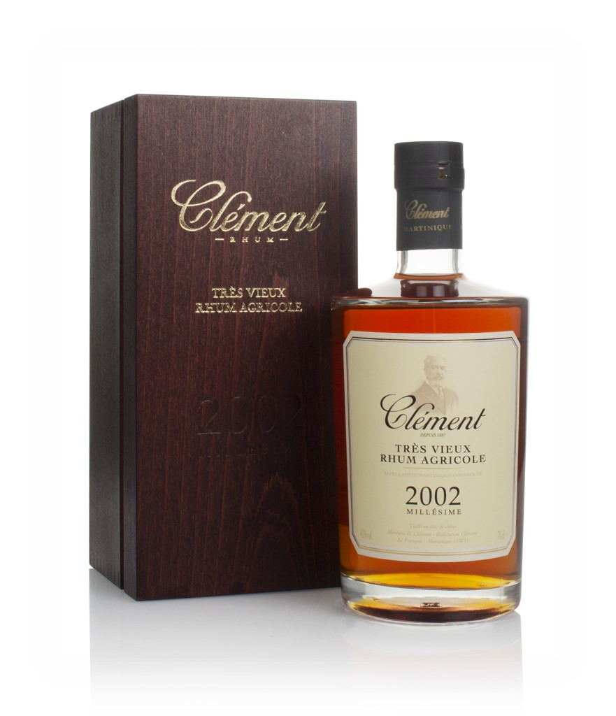 Clément Très Vieux Rhum Agricole 2002 Millésime 70cl