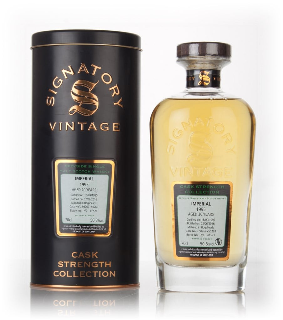 Imperial 20 Year Old 1995 (casks 50262 & 50263) - Cask Strength Collection (Signatory) 70cl