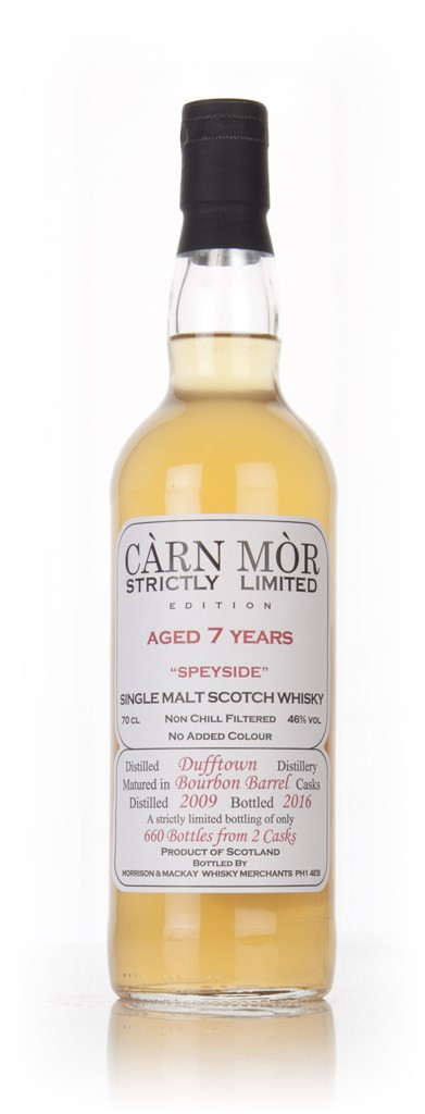 Dufftown 7 Year Old 2009 - Strictly Limited (Càrn Mòr) 70cl