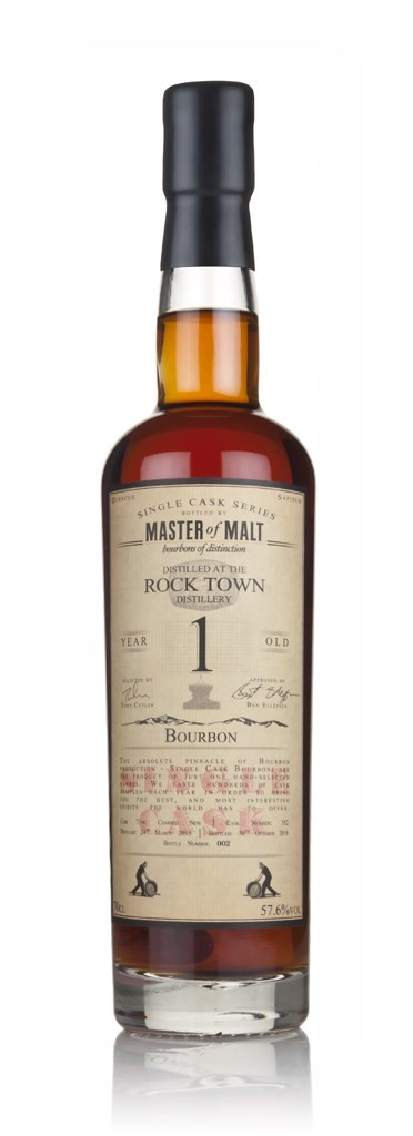 Rock Town 1 Year Old 2015 (cask 352) - Single Cask (Master of Malt) 70cl