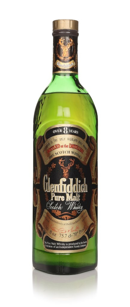 ウイスキー Glenfiddich Pure Malt 8 Years Old Glenfiddich Pure Malt 8 Year Old - 1970s 75cl Whisky | Master Of Malt