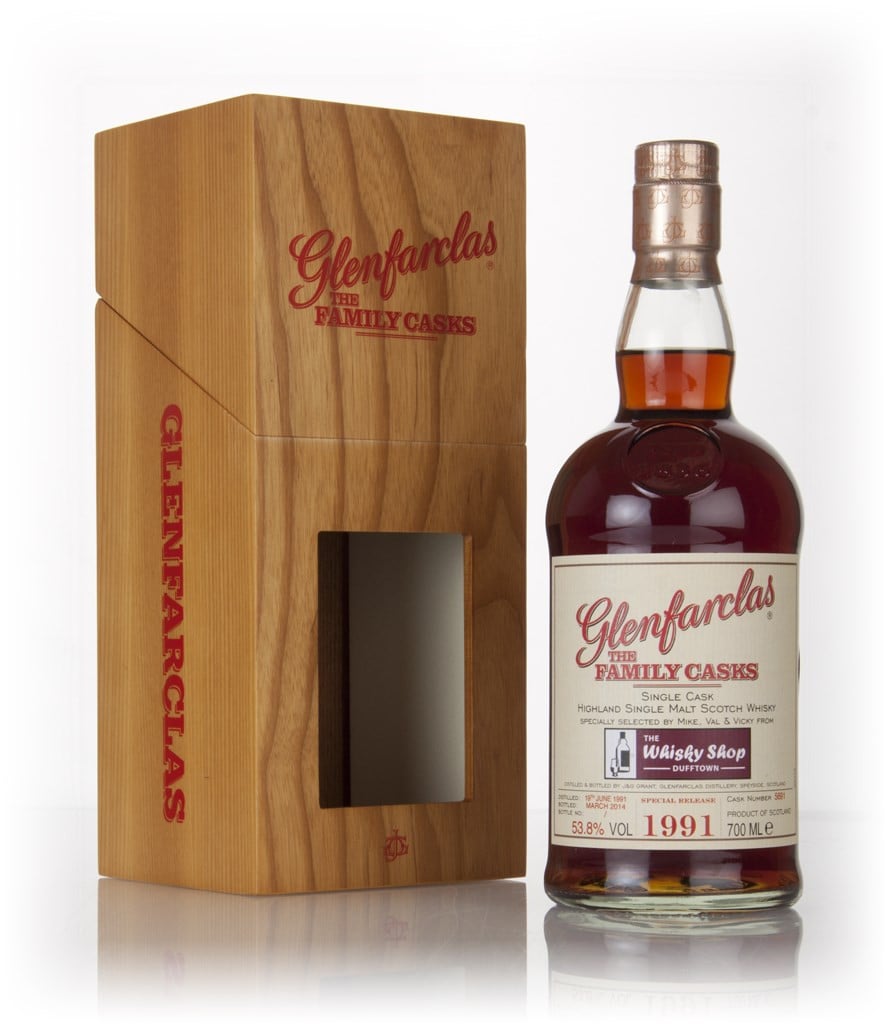 Glenfarclas 22 Year Old 1991 (cask 5691) Family Cask 70cl