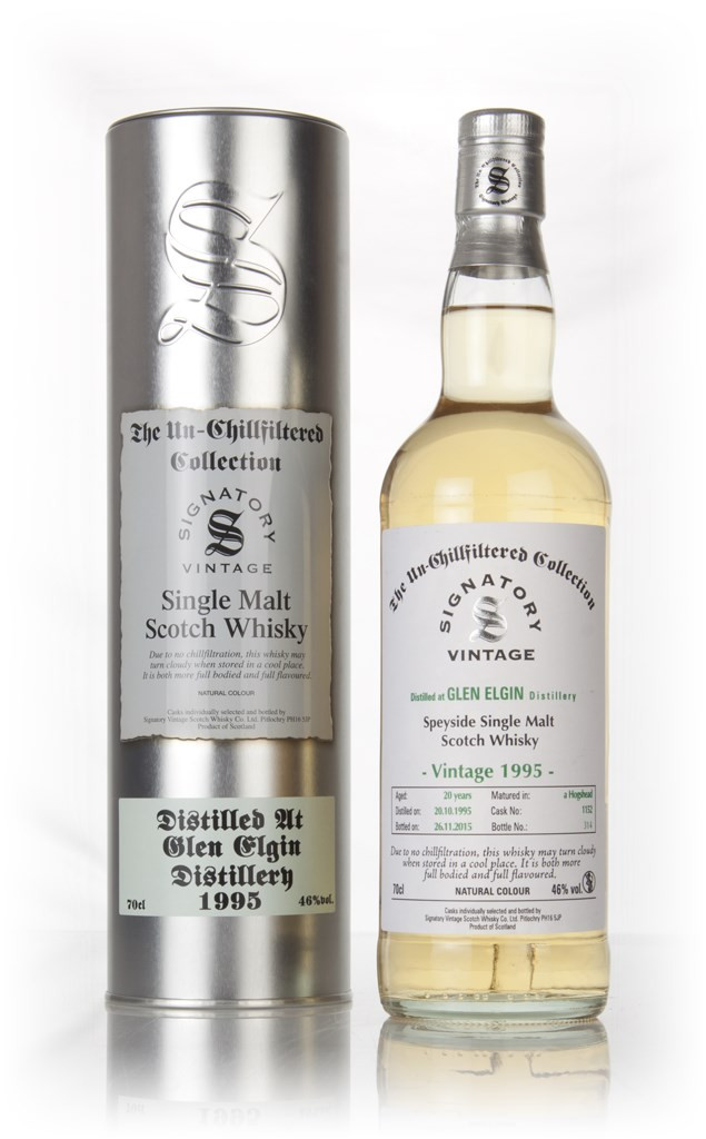 Glen Elgin 20 Year Old 1995 (cask 1152) - Un-Chillfiltered Collection (Signatory) 70cl