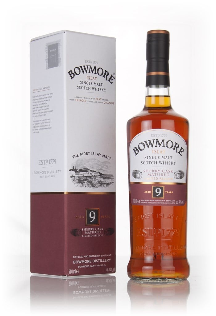 Bowmore 9 Year Old - Sherry Cask Matured 70cl