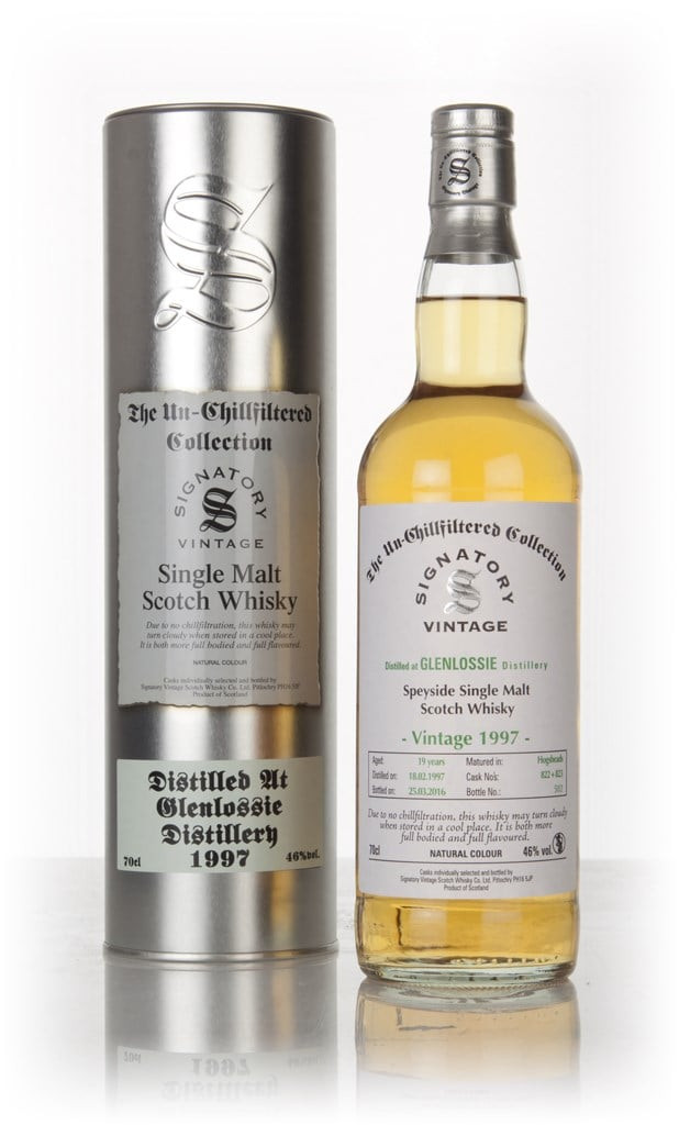 Glenlossie 19 Year Old 1997 (casks 822 + 823) - Un-Chillfiltered Collection (Signatory) 70cl