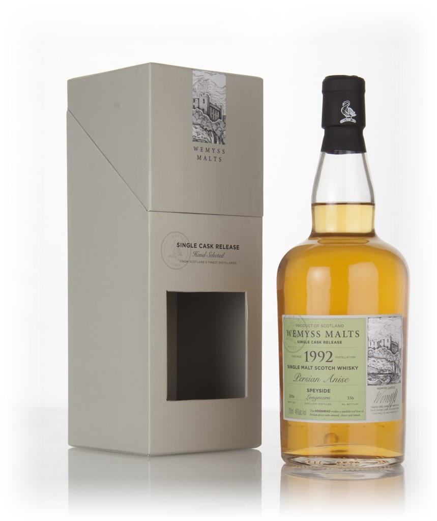 Persian Anise 1992 (bottled 2016) - Wemyss Malts (Longmorn) 70cl