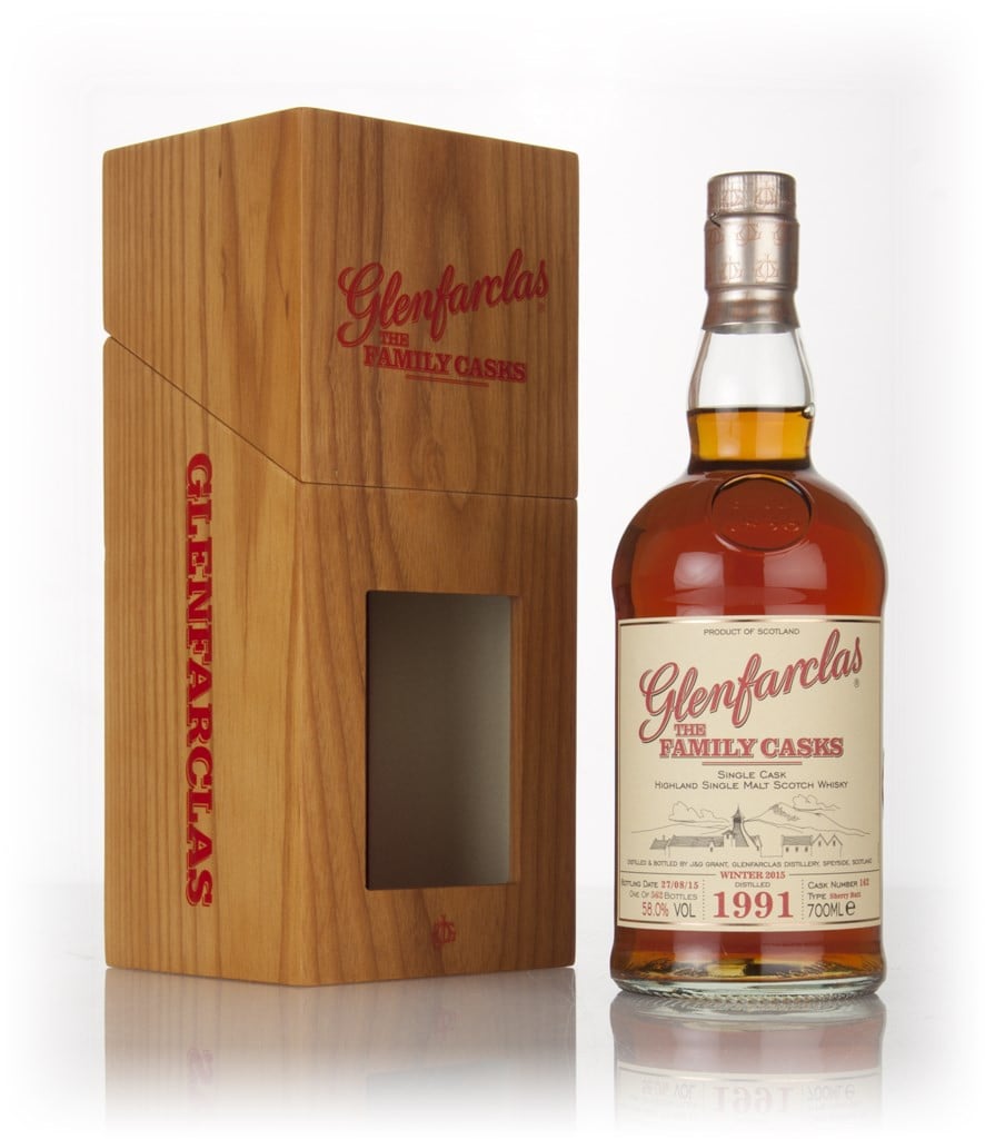 Glenfarclas 1991 (cask 162) Family Cask Winter 2015 Release