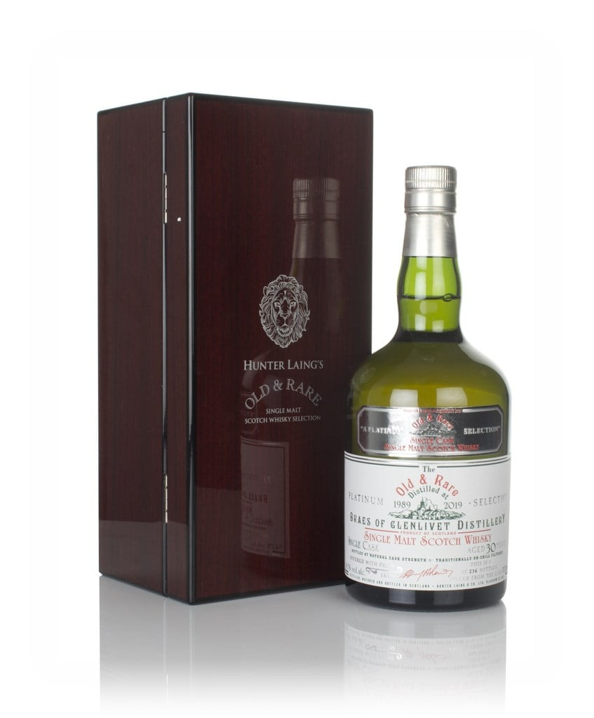 Braes of Glenlivet 30 Year Old 1989 - Old & Rare Platinum (Hunter Laing) 70cl