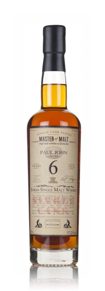 Paul John 6 Year Old 2009 (cask 809) - Single Cask (Master of Malt) 70cl
