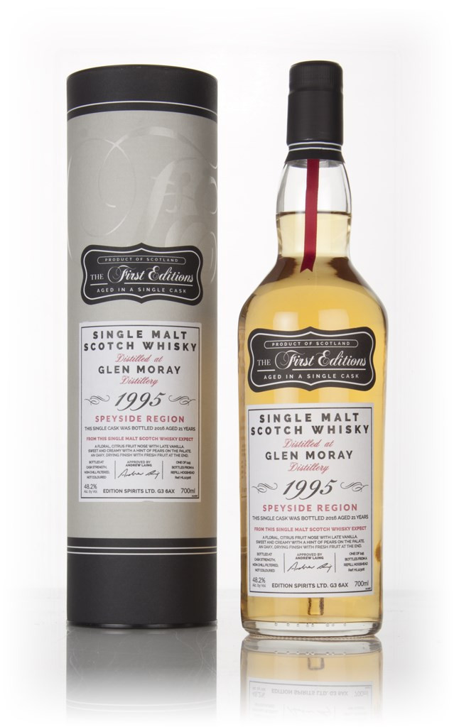 Glen Moray 21 Year Old 1995 (cask 12306) - The First Editions (Hunter Laing) 70cl