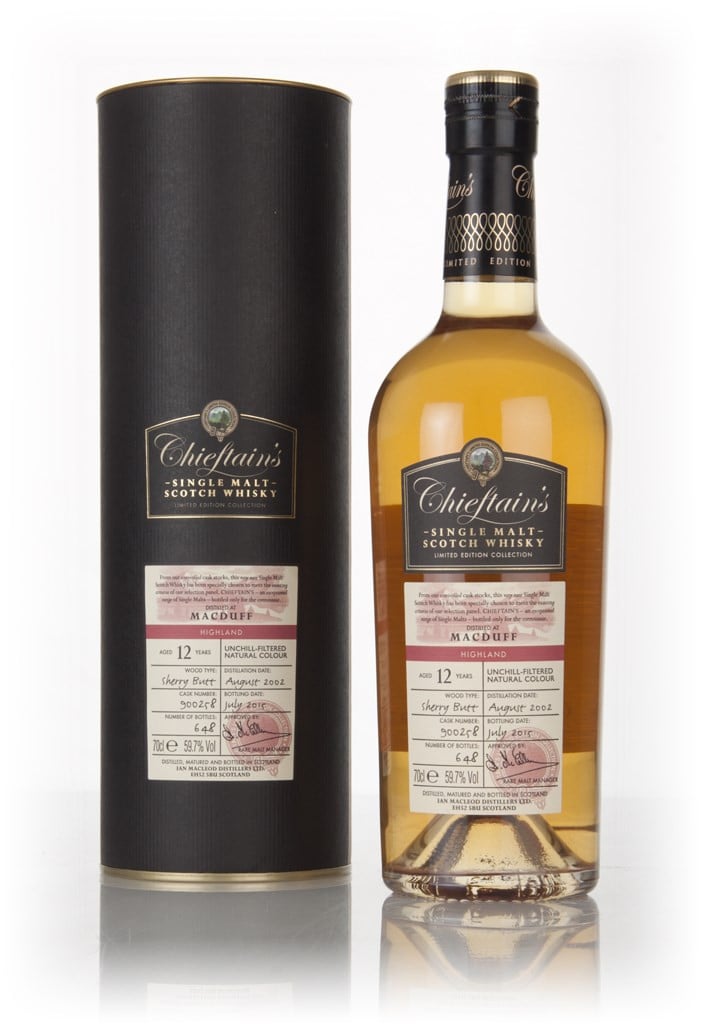 Macduff 12 Year Old 2002 (cask 900258) - Chieftain's (Ian Macleod) 70cl