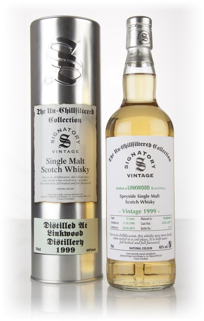 Linkwood 15 Year Old 1999 (casks 6176 & 6177) - Un-Chillfiltered Collection (Signatory) 70cl