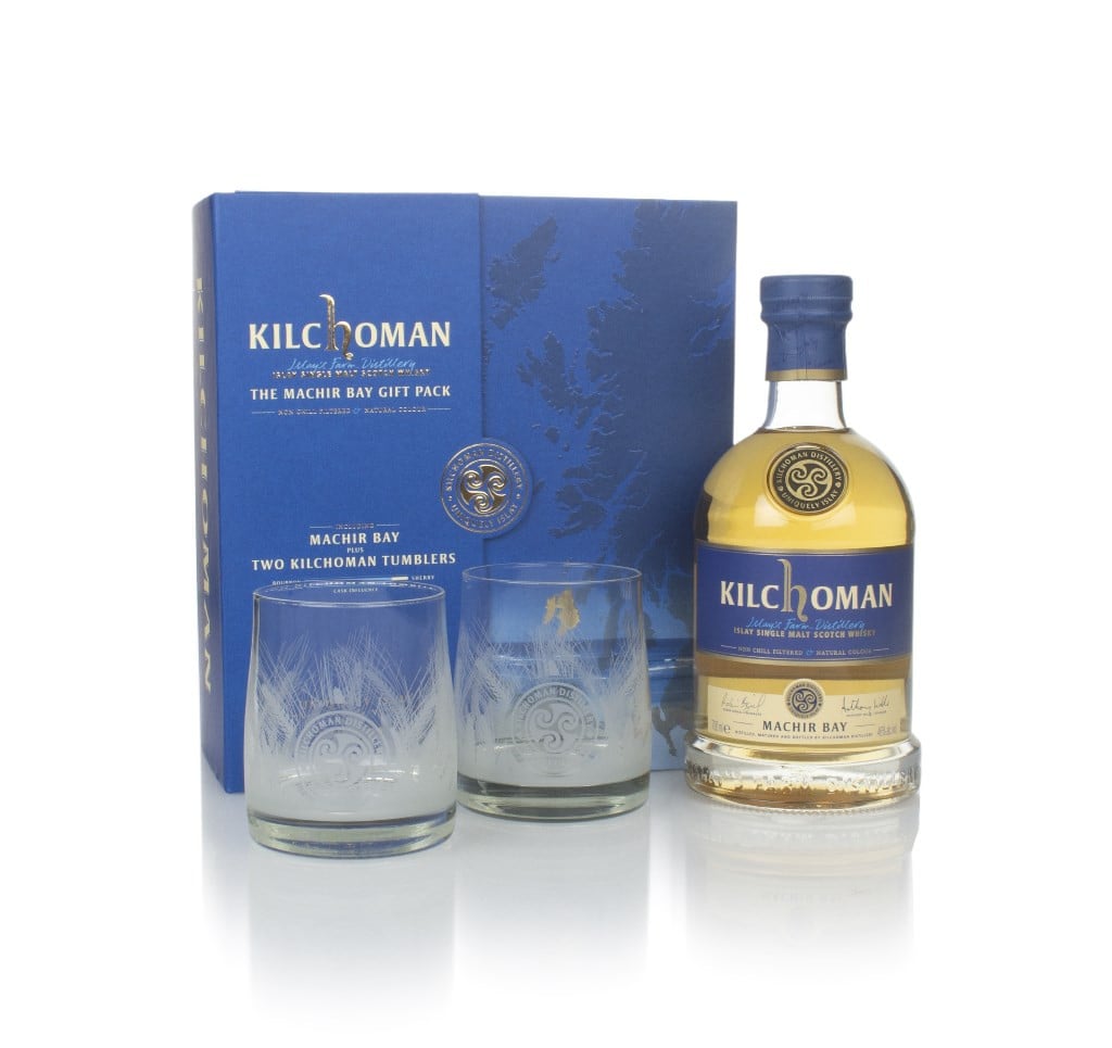 Kilchoman Machir Bay Gift Pack with 2x Glasses 70cl
