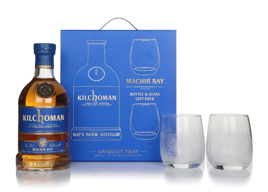 Kilchoman Machir Bay Gift Pack with 2x Glasses 70cl